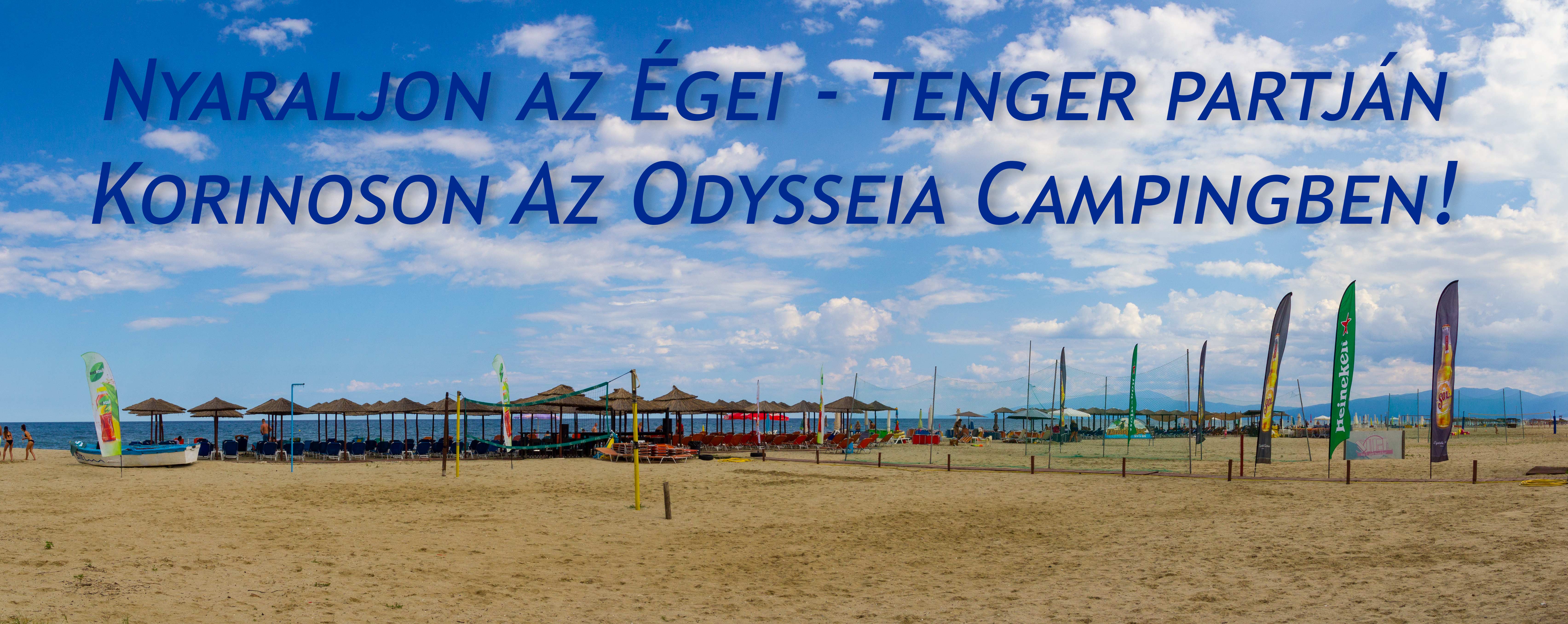 Nyaraljon az lakókocsiban Görögországban Korinoson az Odysseia Campingben!